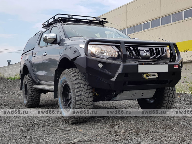 Mitsubishi L200 - тюнинг под 35 колеса